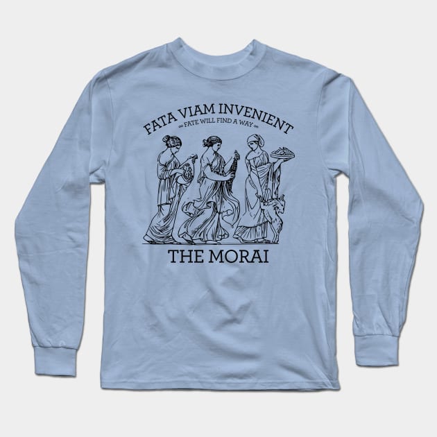 The Morai greek mythology bookish Long Sleeve T-Shirt by OutfittersAve